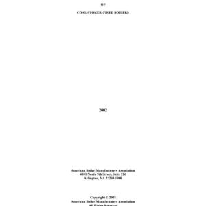 A Guide to Clean and Efficient Operation of Coal-Stoker-Fired Boilers